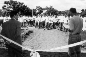 Foto da inauguração do CASCGO em 1959
